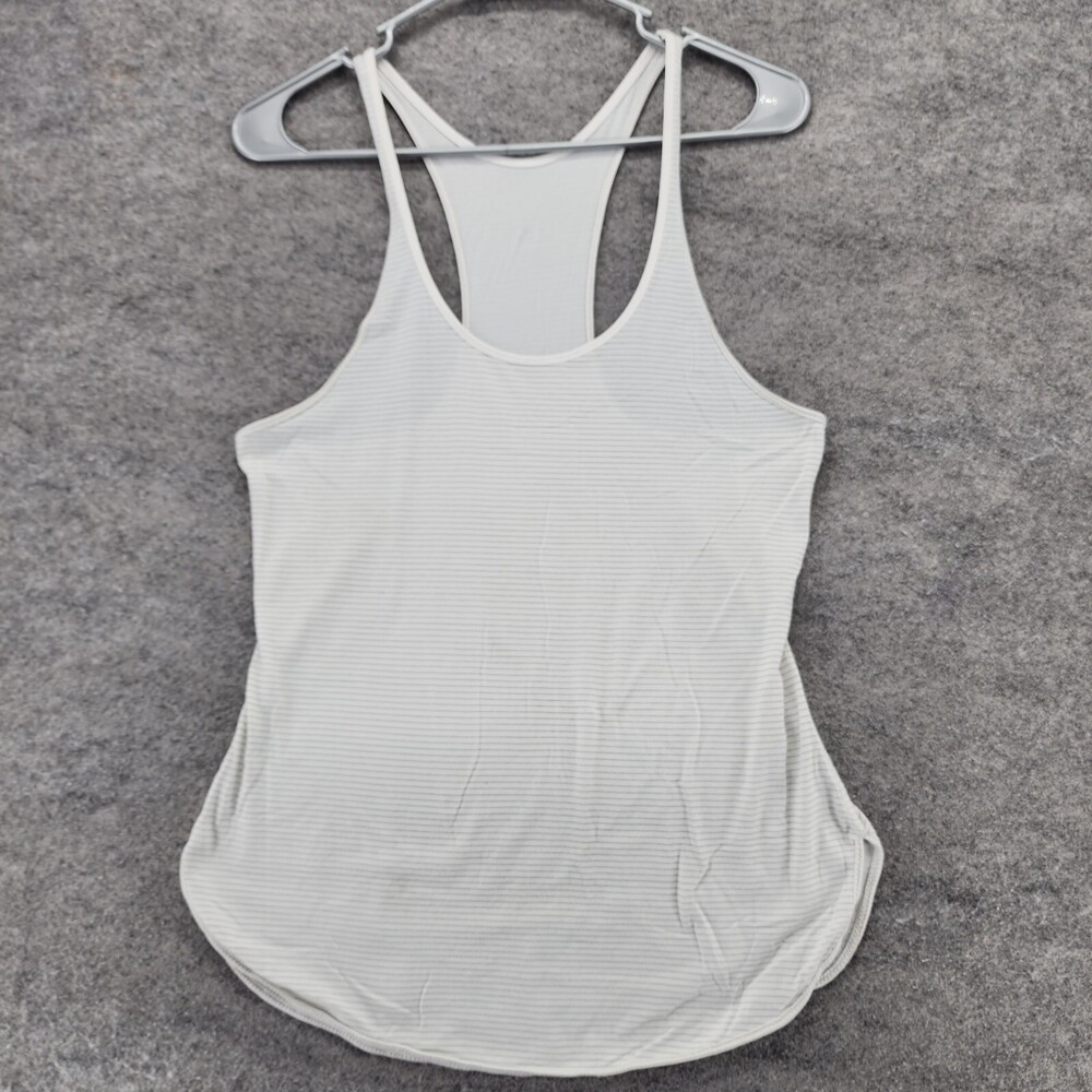 Lululemon Tank Top Womens 2 Sleeveless White Yoga Activewear